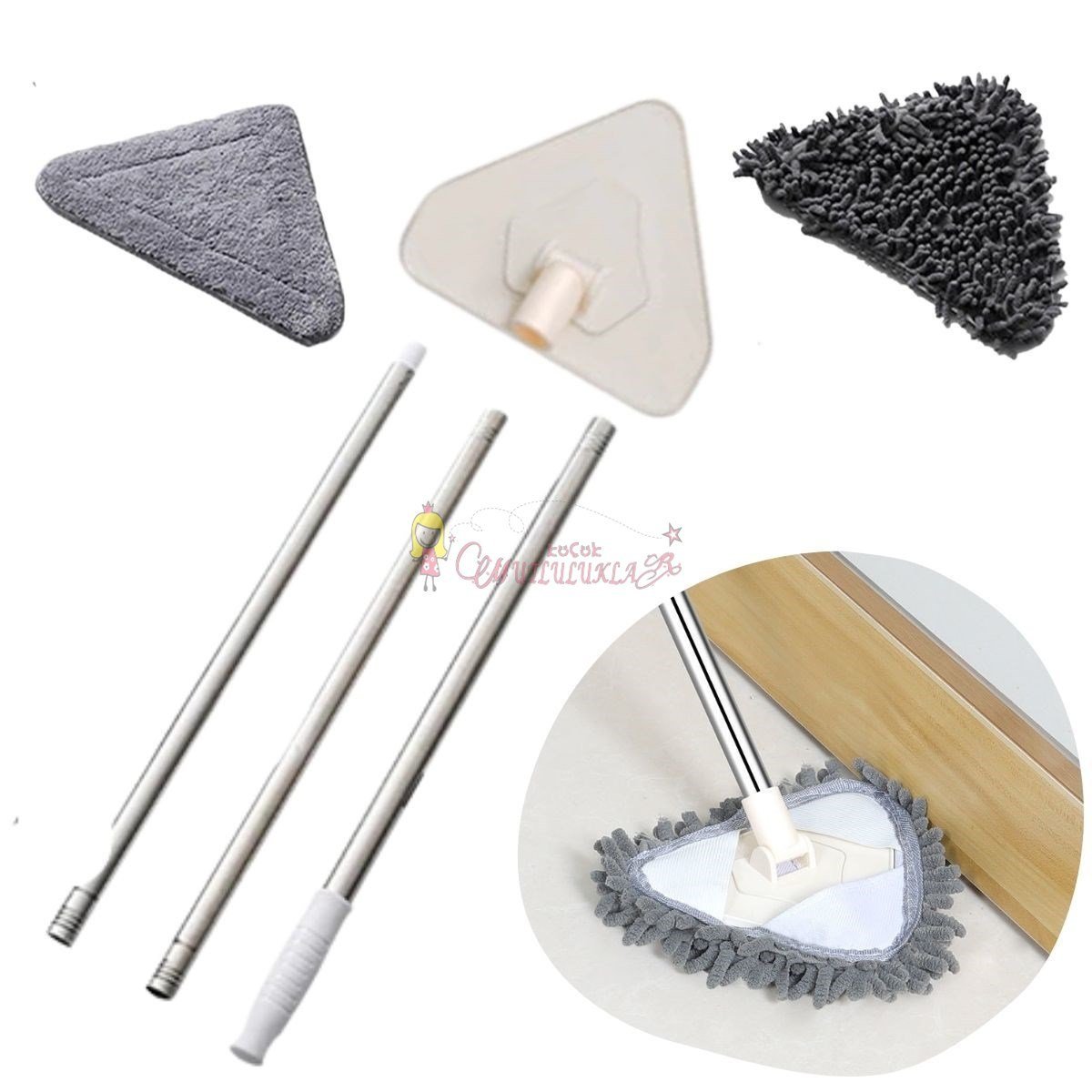 Saplı Üçgen Mop