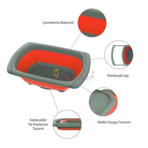 KATLANIR AÇILABİLİR SAPLI LAVABO SUZGEC