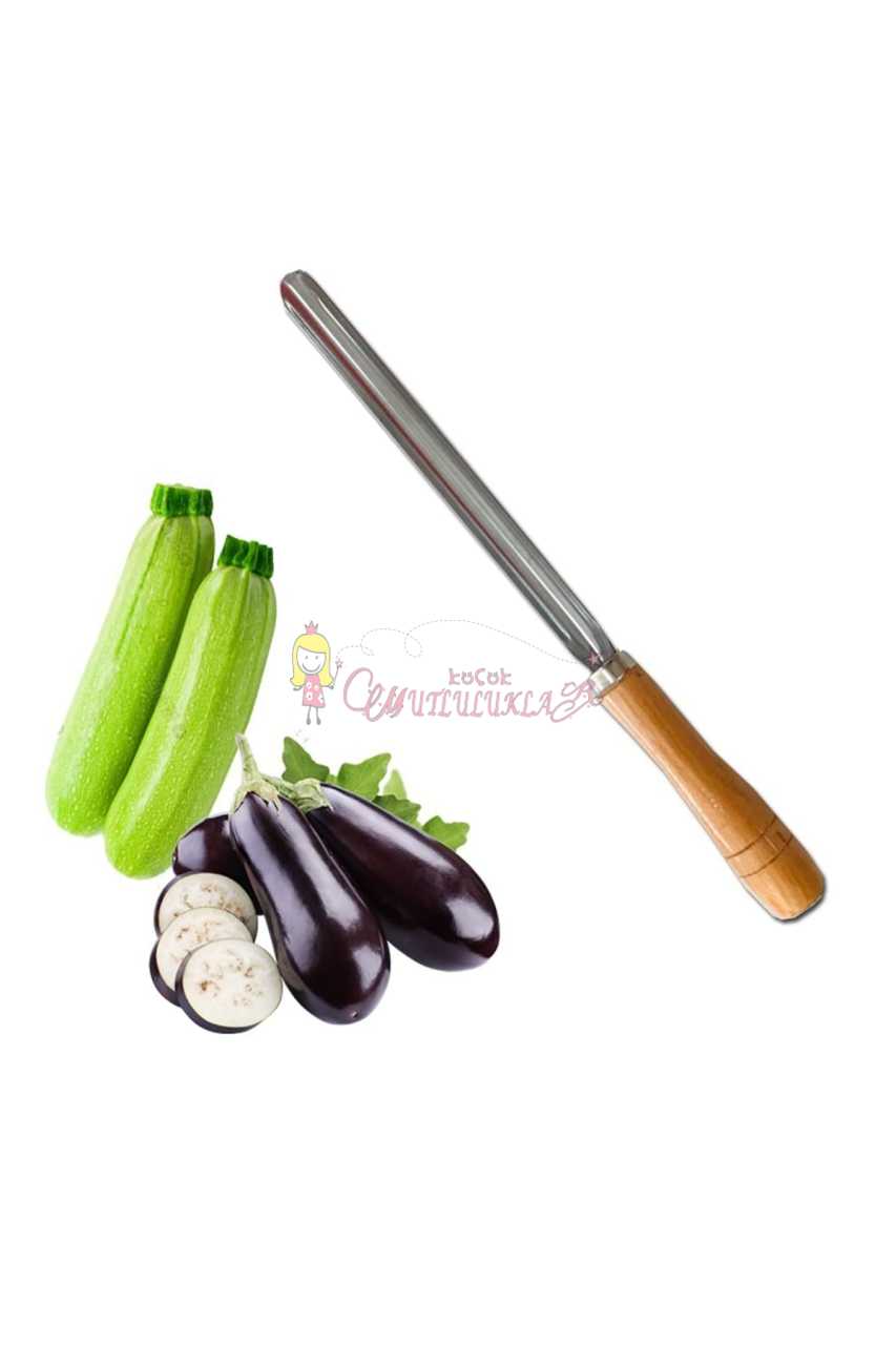 Dolma Kabak Oyacağı, Ahşap Saplı Oyacak