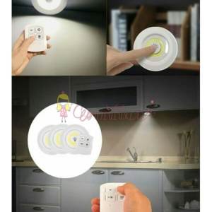 Uzaktan Kumandalı led ampul seti 3lü set yuvarlak