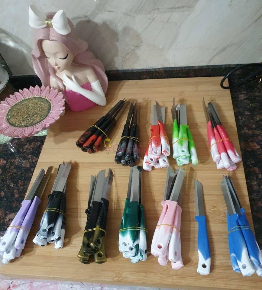 Solingen Meyve Sebze Bıçağı renkli