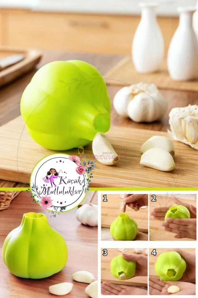 Silikon Sarımsak Soyucu Hızlı Sarımsak Soyma Kabuk Atıcı