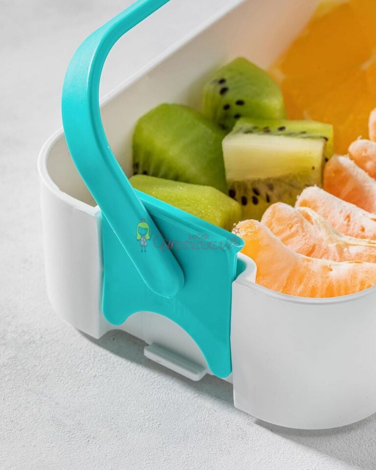 3 Katlı Taşınabilir Yemek Kabı – Lunch Box Diyet Beslenme Saklama Kabı Çatal Kaşıklı