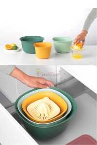 5li Chef Karıştırma Kasesi Ve Süzgeç Set