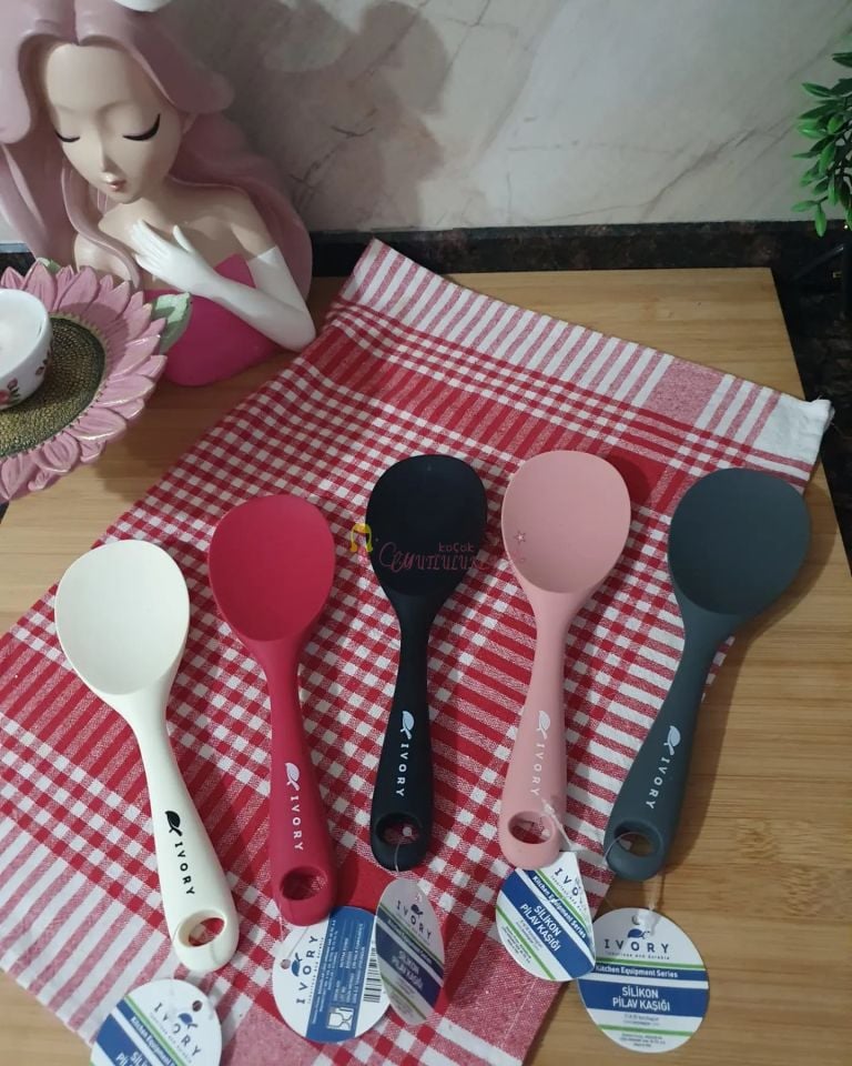 Pilav Kaşığı Çok Renkli Silikon
