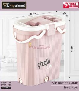 VIP AHMET YENİ PREMIUM ÇİZGİLİ TABLET MOP TEMİZLİK SETİ