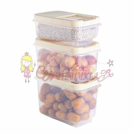 Soft Chef Multi Box 7,5 Lt Saklama Kabı Krem /Antrasit