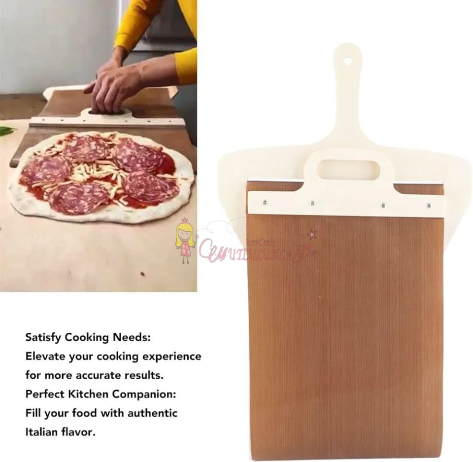 Sürgülü Büyük Boy Pizza Küreği Sürgülü Fırın Küreği Ahşap Fırın Küreği Büyük Boy Pizza Küreği