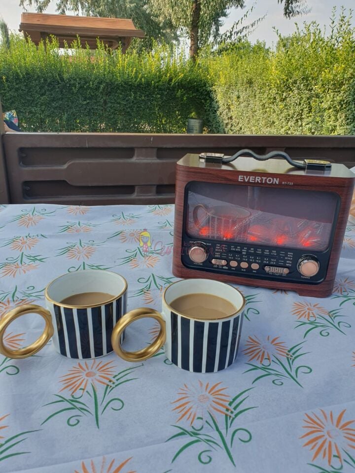 Şömine Görünümlü Nostaljik Radio