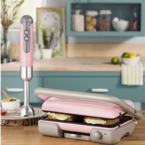 KORKMAZ TOSTELLA PEMBE/GRİ TOST MAKİNESİ