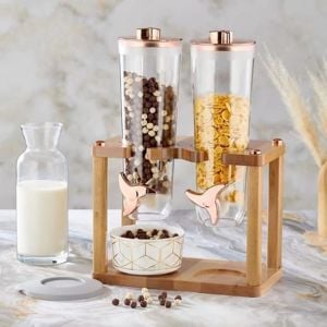 2'Lİ BAMBU STANDLI CORNFLEKS ALETİ