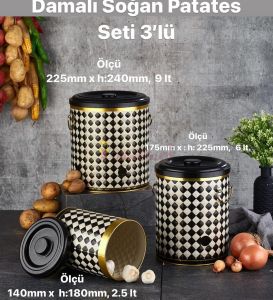 DAMALI DOGAN PATATES 3LÜ SET VİP
