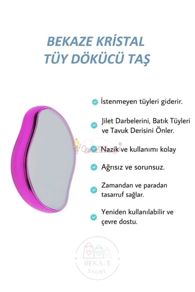 Kristal Epilatör Epilasyon Aleti Tüy Silgisi